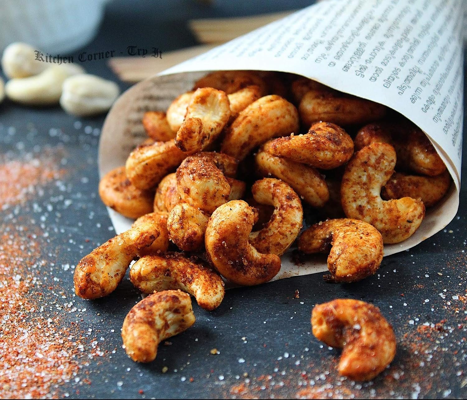 Desi Ghee Fried Masala Chat Pata Kaju