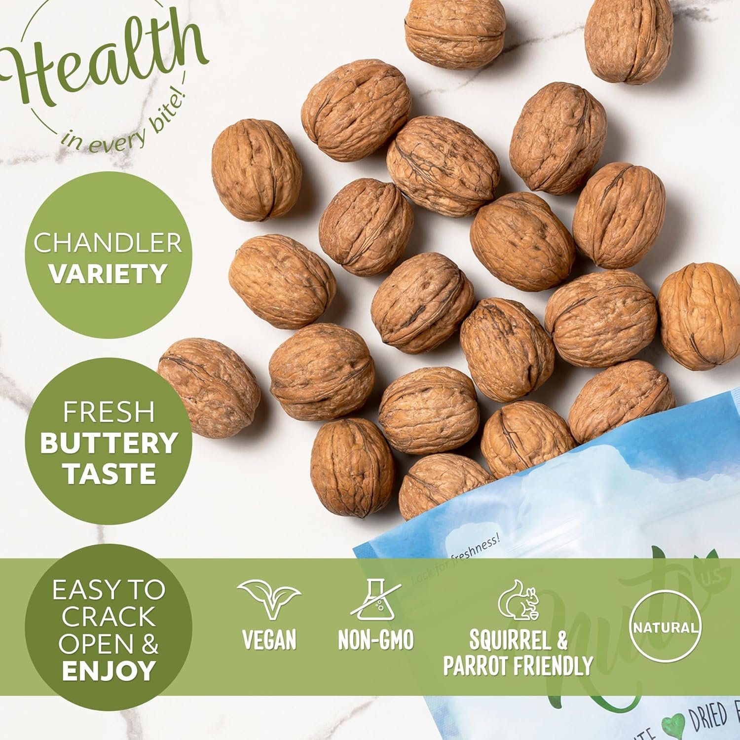 Walnuts Without Shell Broken Light Half Color